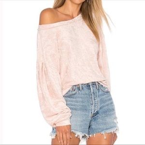 FREE SHIP! We the Free Velvet Sweater